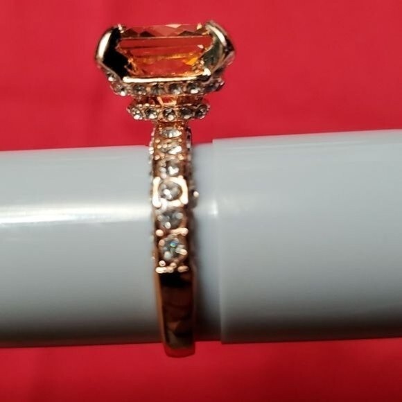 Rose Gold Diamond Under Halo Ring With Diamond Prongs Cushion Cut Morganite - Picture 13 of 16